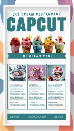 food and Beverage sales promotion instagram story fun style