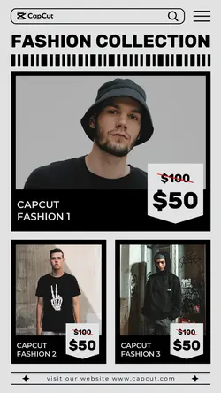 3 Multi-product Image Fashion Collection Page