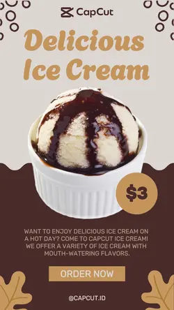 Ice Cream Instagram Story