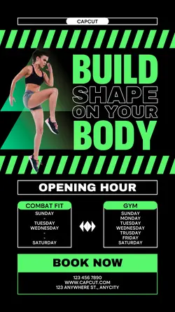 Modern Gym Promotion Instagram Post