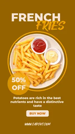 French Fries Sale Instagram Story