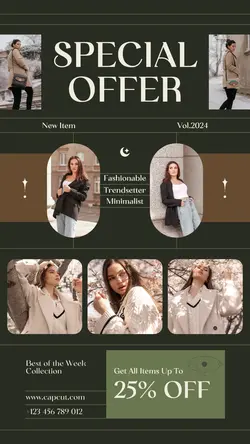 Product Image Fashion Aesthetic Instagram Story