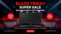 Black Friday Electronic Promo Facebook Ads