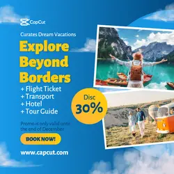 Travel and Tourism Industry Holiday Instagram Post Business Promotion