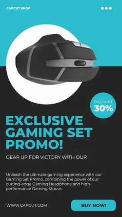Electronic Gaming Mouse Sale Instagram Story