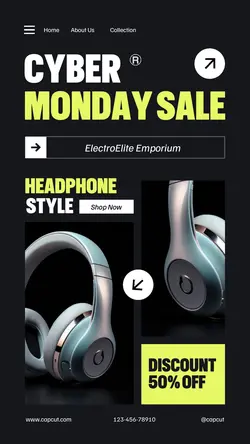 Cyber Monday Special Promotion Instagram Story