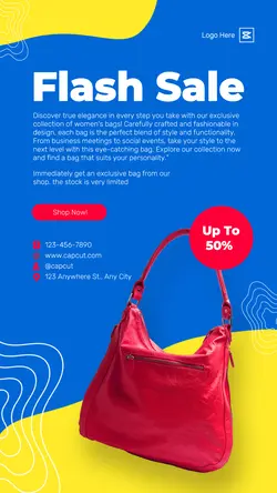 Fashion Bag Sale Instagram Story
