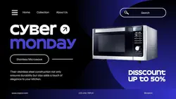Cyber Monday Electronic Sale Twitter Post