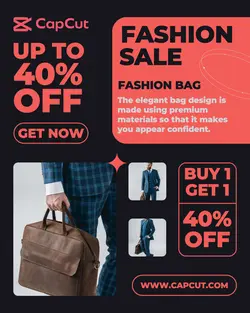 Fashion Bag Promotion Instagram Post