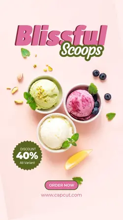 Ice Cream Promotion Instagram Story
