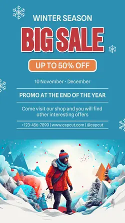 Fashion Winter Sale Instagram Story