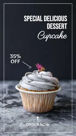 Cupcake Dessert Sale Promotion Instagram Story