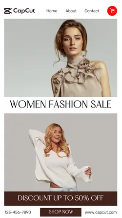 Women Fashion Sale Promotion Instagram Story