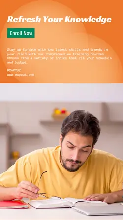 Education and training Menu