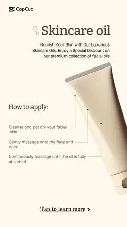 Beauty Product Showcase - Facial Care in Minimalistic Style