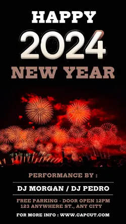 New Year Party Instagram Story