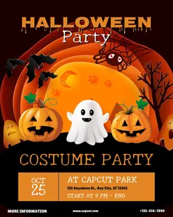 Entertainment Halloween Party Even Promotion