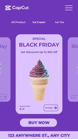 Food Promotion Black Friday Page