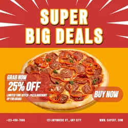 Food & Beverage Pizza Promotion