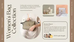 Fashion Women's Bag Collection Facebook Cover