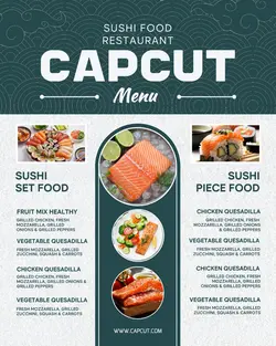 food and beverage sales promotion menu post Japan style
