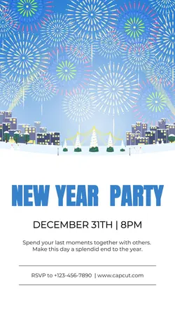 Other Industries New Year Party Instagram Story