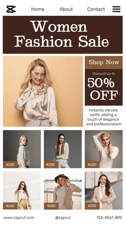 Women Fashion Sale Promotion Instagram Story