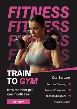 Fitness Service Poster A2