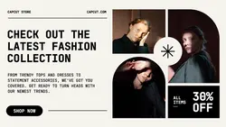 Fashion Collection Sale Twitter Post