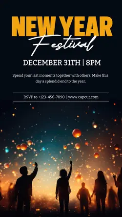Other Industries New Year Party Instagram Story