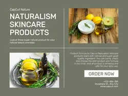 Beauty Care Natural Skincare Product Display Instagram Facebook