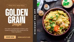 Food Menu Twitter Post