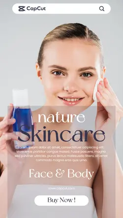 Beauty and Personal care Skincare Instagram Story