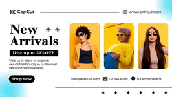 Fashion New Arrival Horizontal Template
