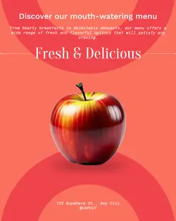 Foods & Beverage Menu