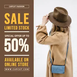 Retro Fashion Sale Instagram post