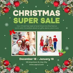 Christmas Promotional Banner