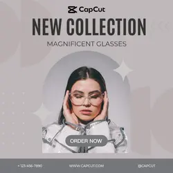 Fashion Product Display - Glasses Promo for Instagram