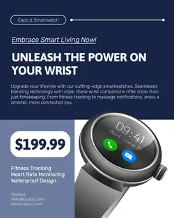 Electronic Promotion Sale Blue Instagram Portrait 