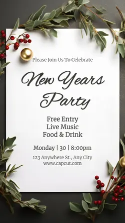 Other Industries New Years Party Instagram Story