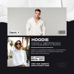 fashion hoodie apparel promotion instagram post