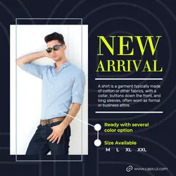 Fashion Shirt Instagram Post New Arrival