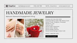 Fashion Industry Ring Display Product Twitter Post