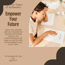 Education and training Recruitment