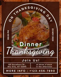 Thanksgiving Instagram Post