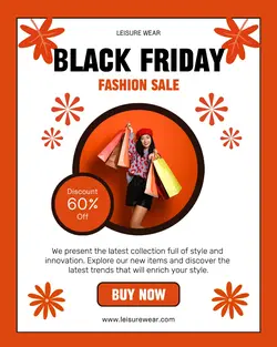 Black Friday Fashion Instagram Portrait