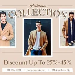 Fashion Autumn Promotion Instagram Post