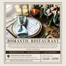Food and Beverage Profil Restaurant