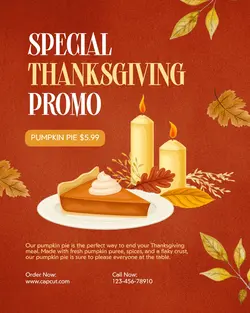 Thanksgiving Promo Instagram Post