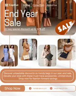 Fashion Bag Sale Instagram Potrait